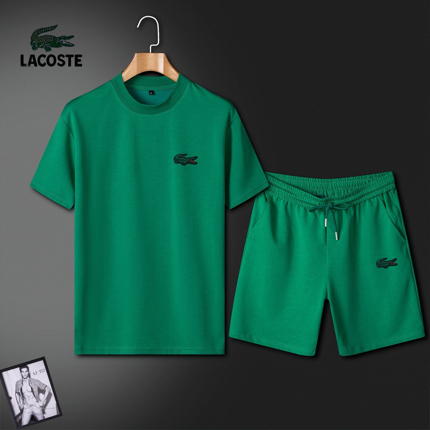 Conjunto Lacoste de Verão