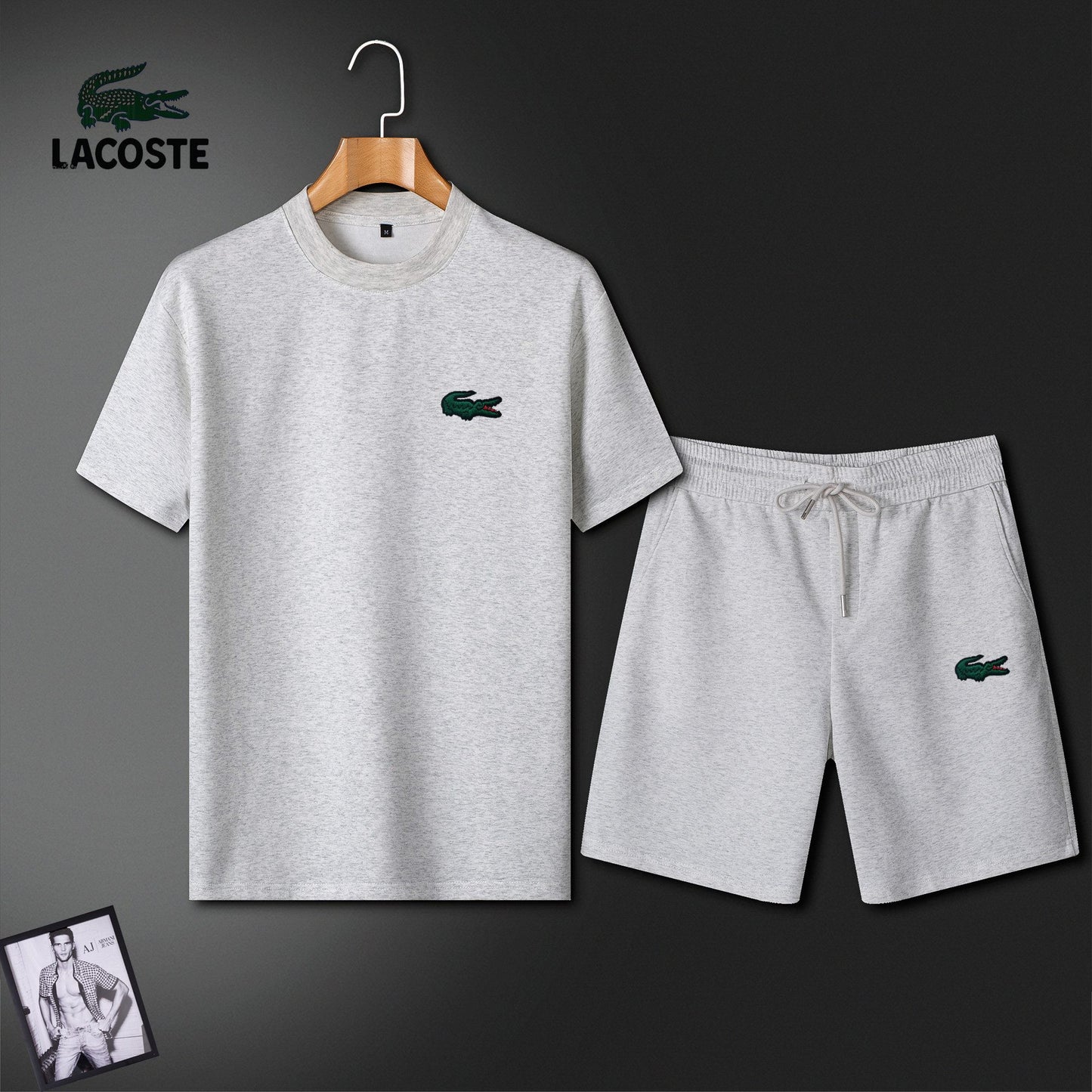 Conjunto Lacoste de Verão